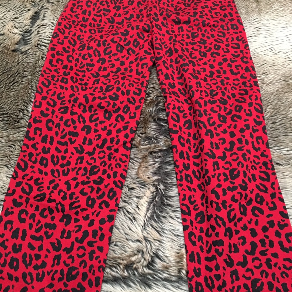 Vans Authentic Red Leopard Print Chino Pants *Siz… - image 6